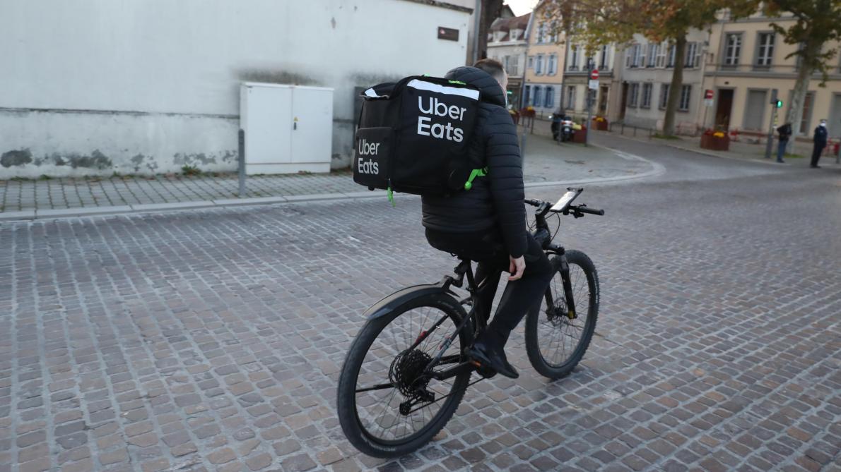 Uber eat sales en velo